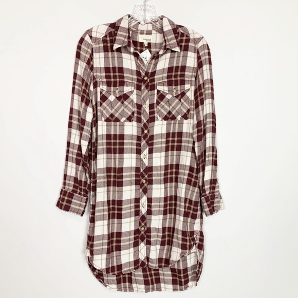 SOLD π Wilfred Free Aritzia Plaid Flannel - Picture 2 of 5